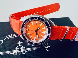 ZENO ZWB Quartz, Orange, Steel, Military style, SRP 340.-