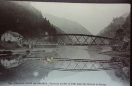 Le pont de Biaufond sur le doubs