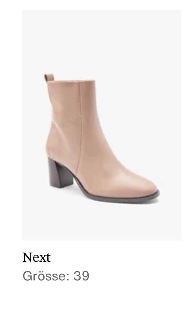Next Scarpe da donna: Stiefel Leder beige von Next 39 – Usato da Herrliberg venduto da spunggi