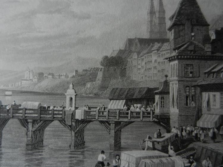 Incisioni: Basel Stahlstich von Prout – Usato da Risch venduto da Rischli15 8