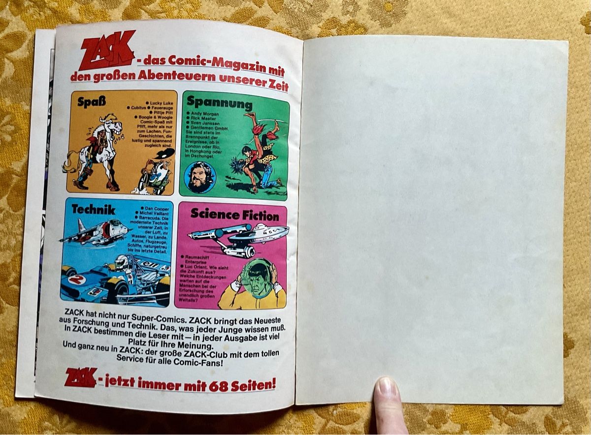 Fumetti: Zack Box Nr 23 von 1976 – Usato da Endingen venduto da nathan05 8