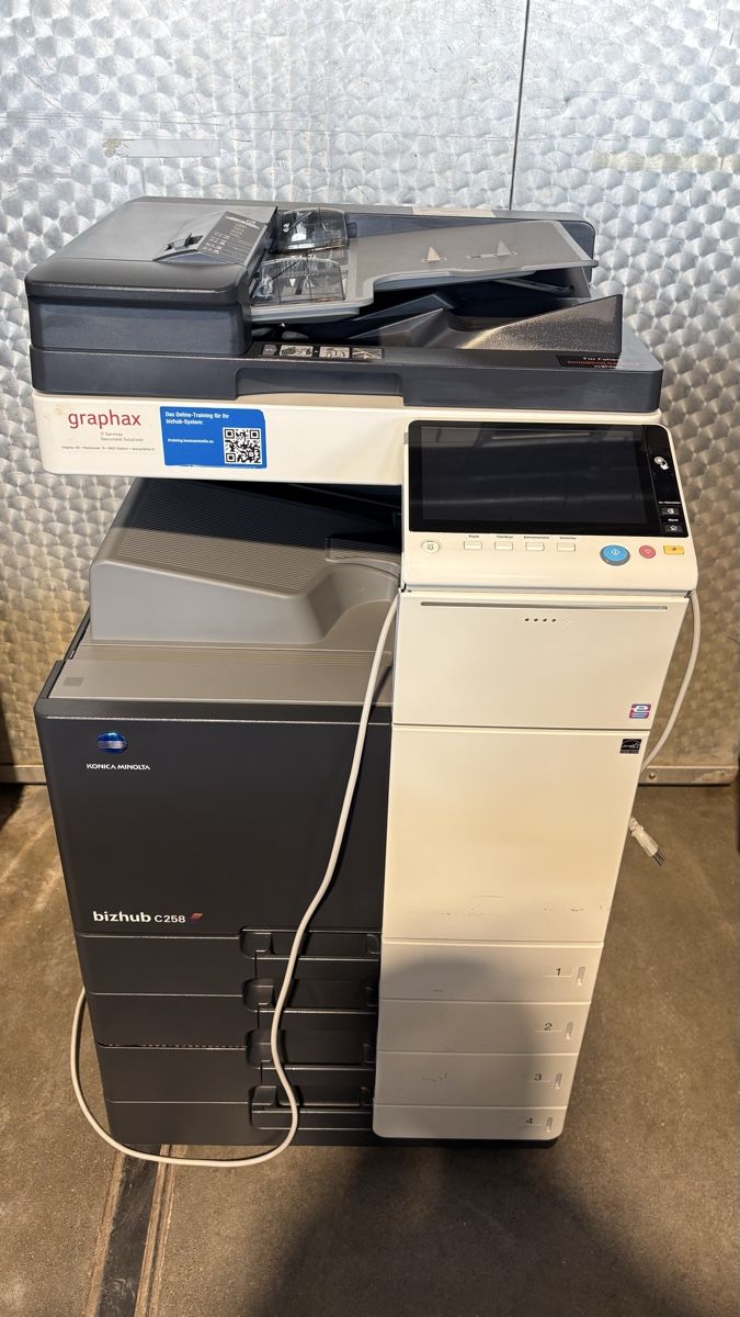 Konica Fotocopiatrici: Konica Minolta bizhub C258 – Usato da Wohlen AG venduto da Moh80 1