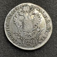20 Kreuzer Silber Österreich 1819 A - VZ
