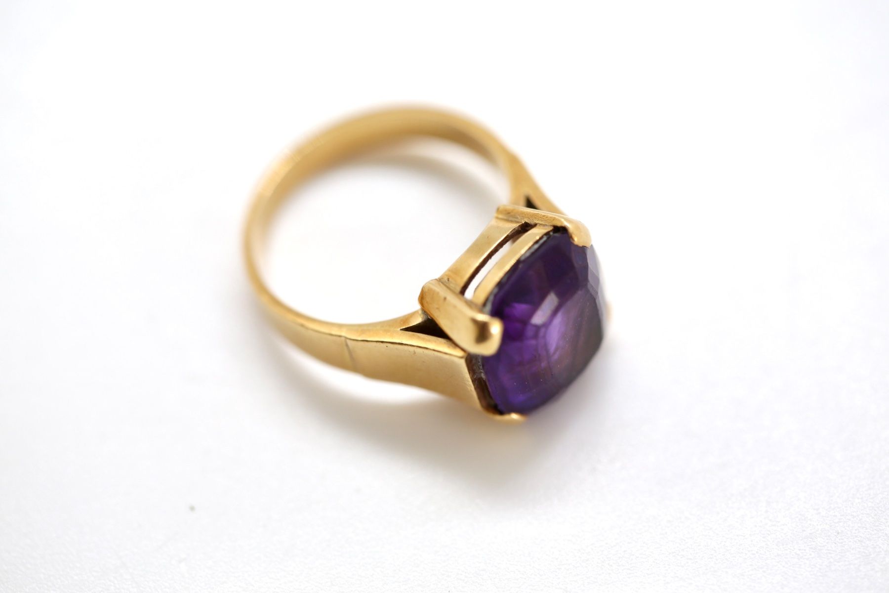 Bagues: Goldring 18K mit Amethyst – D'occasion à Reinach BL par Han-Numismatik 5