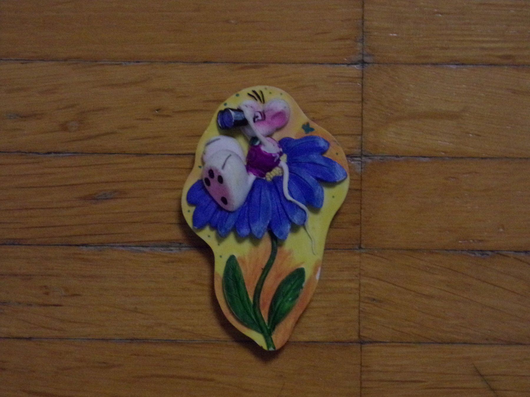 Magnets: Diddl Magnet Diddl auf der Blume – D'occasion à Winterthur par Jessi_di