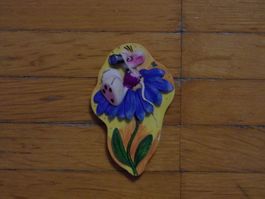 Diddl Magnet Diddl auf der Blume