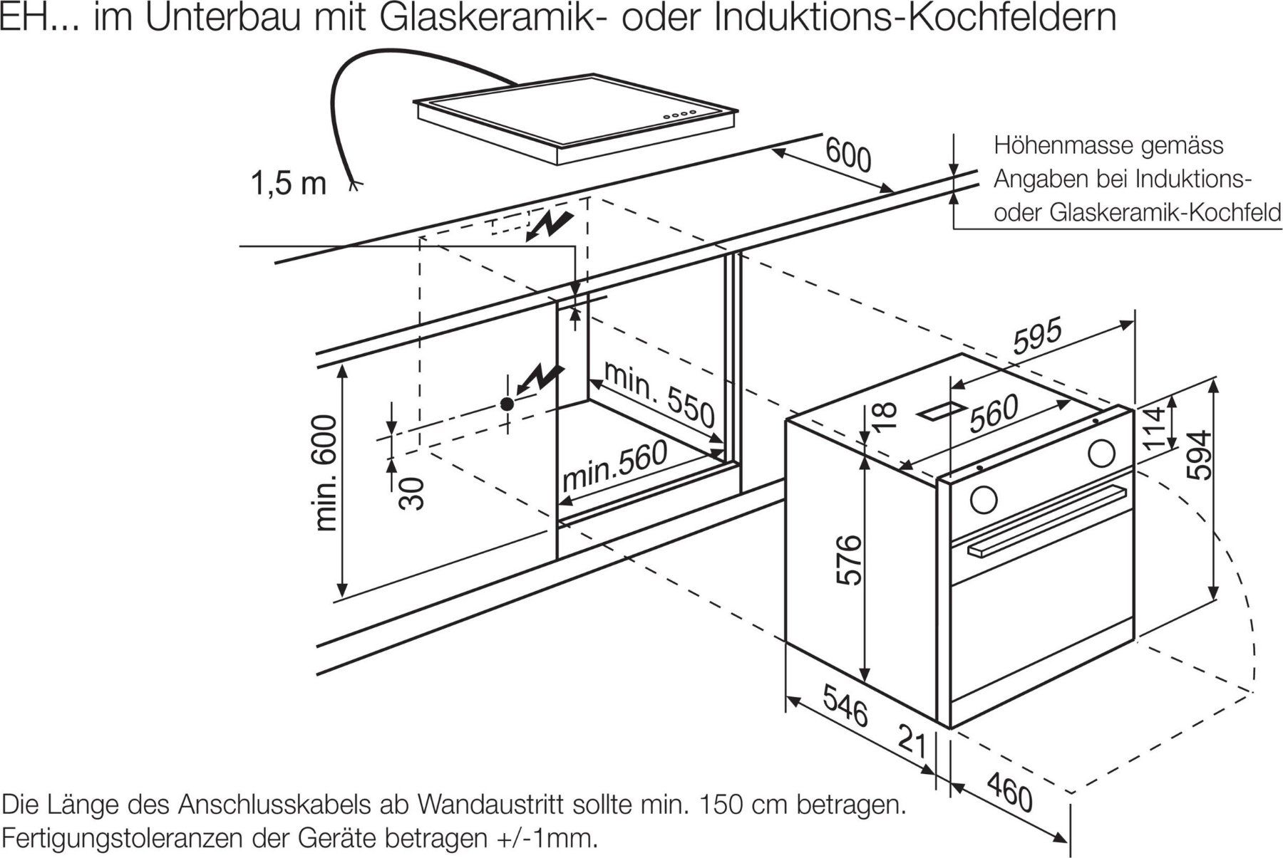 AEG Backöfen: AEG Backofen Einbau AEG EHAB; 940 321 232 – Neu und originalverpackt aus luzern von ARNI. 6
