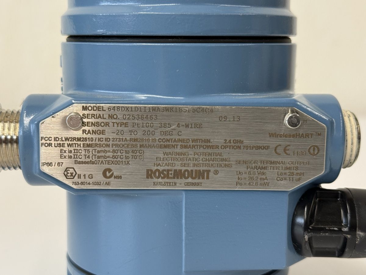 Misurare: 3 Rosemount Sensoren mit WirelessHART – Difettoso da Schupfart venduto da philippb06 2