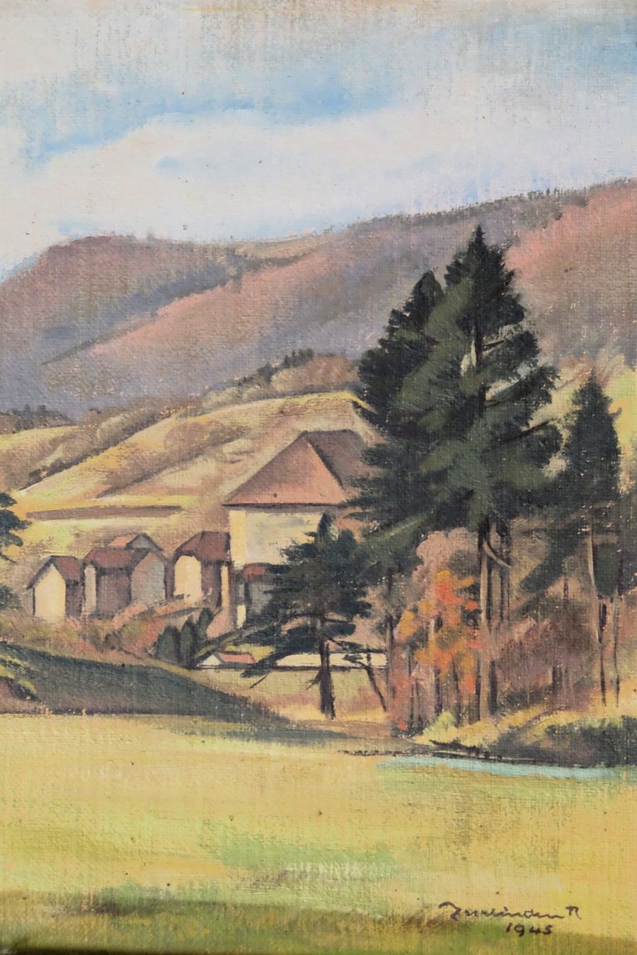 Dipinti: Gemälde Biberstein AG von 1945 – Usato da Gretzenbach venduto da Grezzo