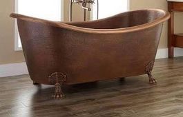 Badewanne Freistehende Bad Wanne Kupfer Becken Kupferwanne
