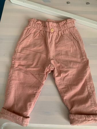 Rosa Cordhose 80