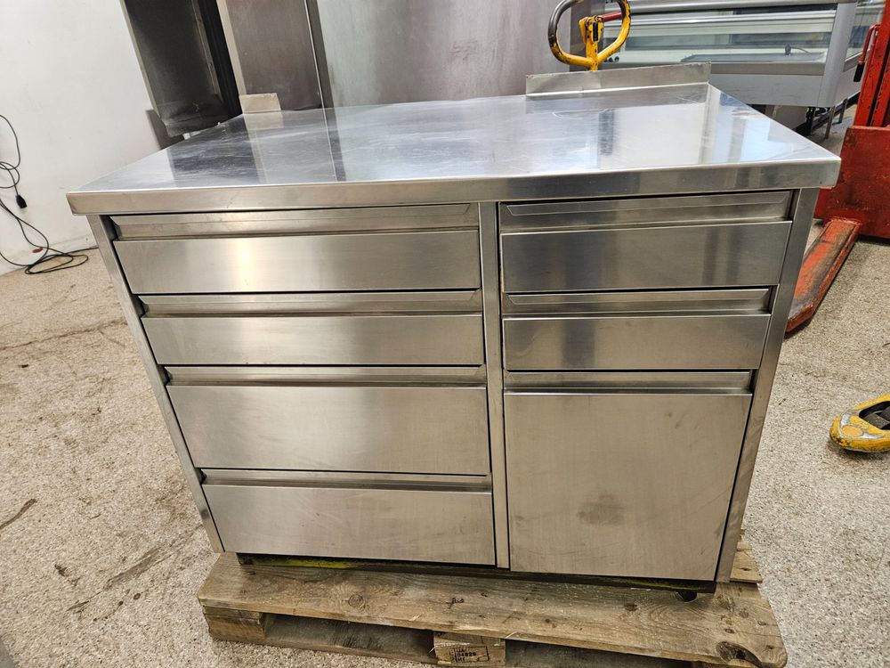 gastro-chromstal-arbeittisch-mit-schublade-gebraucht-in-lenggenwil
