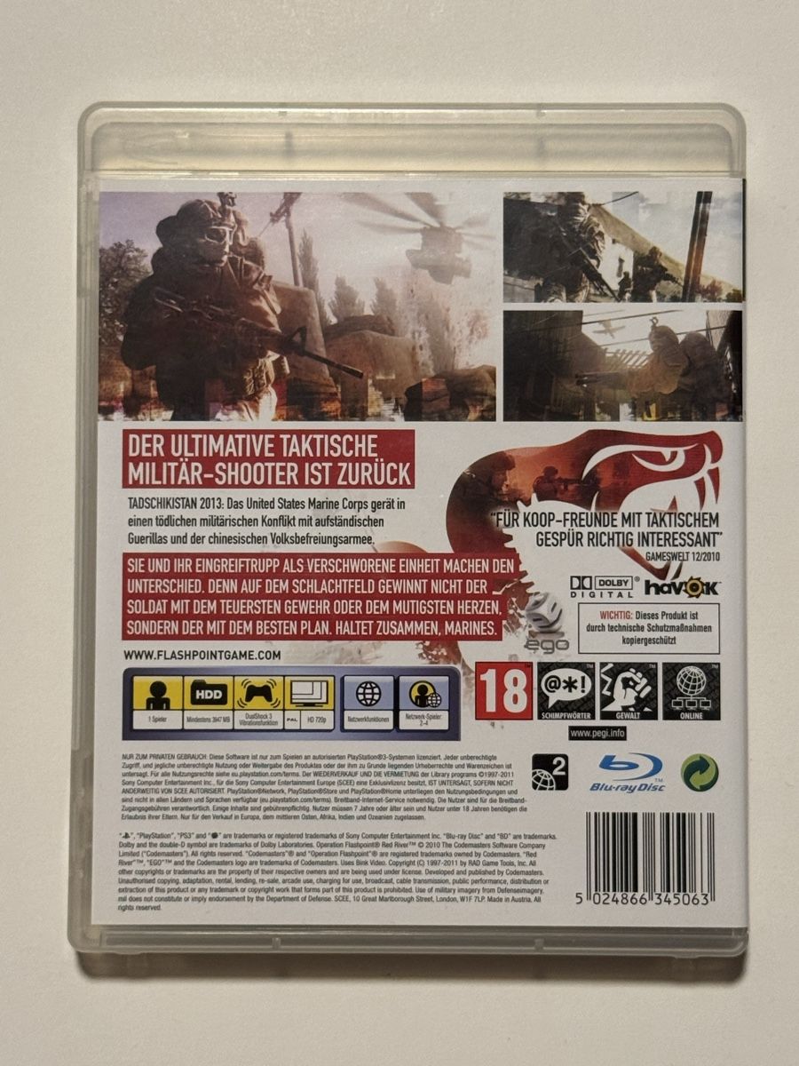 Sony Giochi: Operation Flashpoint: Red River PS3 – Usato da Winterthur venduto da Kev_Scha14 1