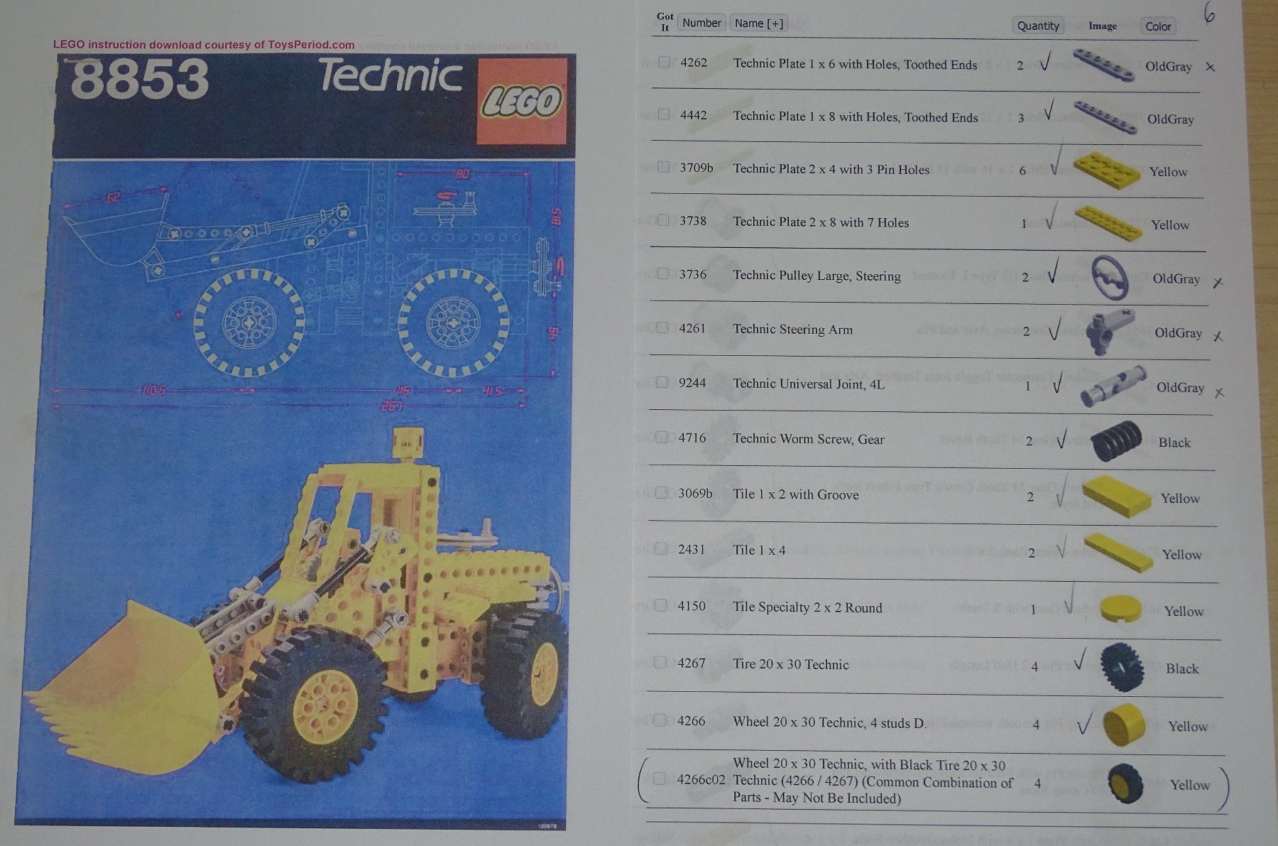 Lego Kit di costruzioni: Lego Technic Vintage - 8853 Radlader – Usato da Burgdorf venduto da wal_dh68 3