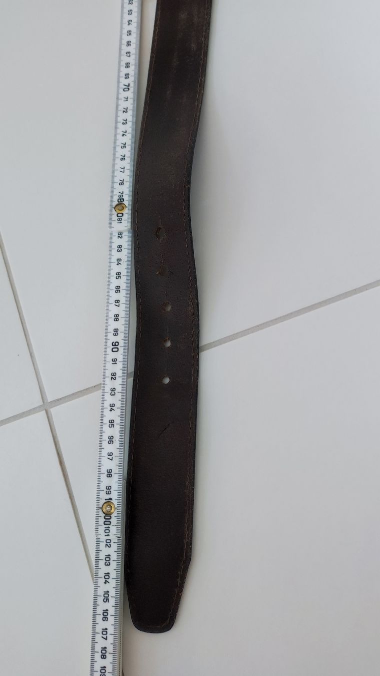 Cinture: Dsquared Gürtel, Leder, braun – Usato da Stäfa venduto da modeflash 9
