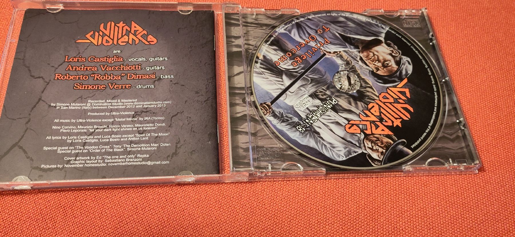 CD: Ultra Violence - Privilege to Overcome – Usato da Zürich venduto da Heldel 1