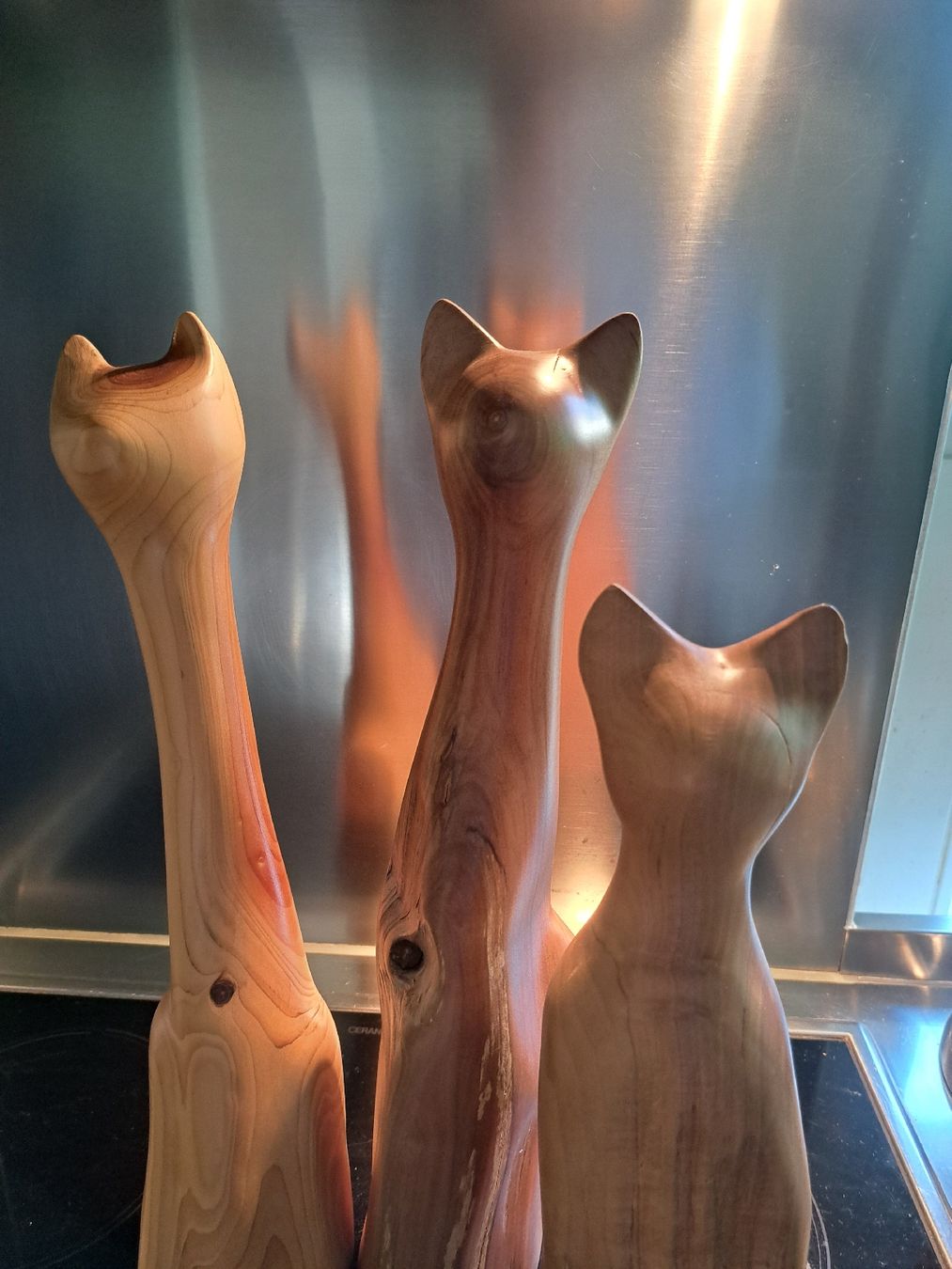 Statuette: Katzen Vollholz – Usato da bad zurzach venduto da jue_5xhl 1