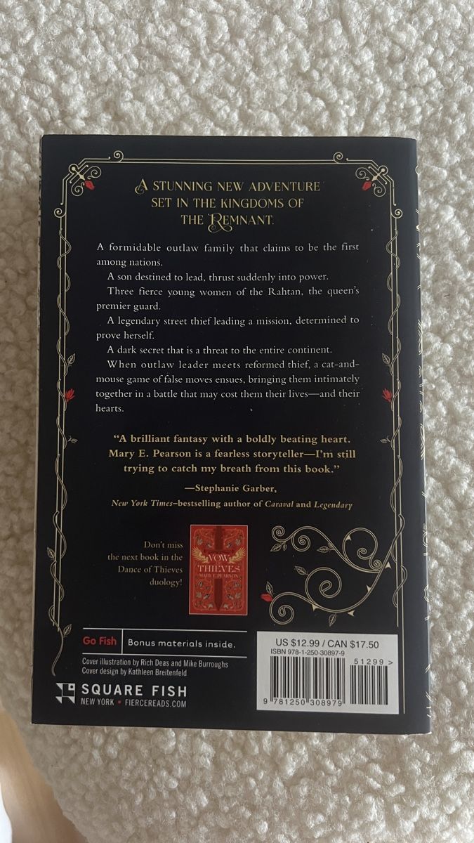 Libri: Dance of Thieves Mary E. Pearson book – Nuovo (secondo la descrizione) da Walchwil venduto da sib_wm2t 1