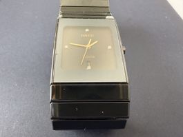 Schwarze Rado Jubilé Ceramic Armbanduhr, gebraucht