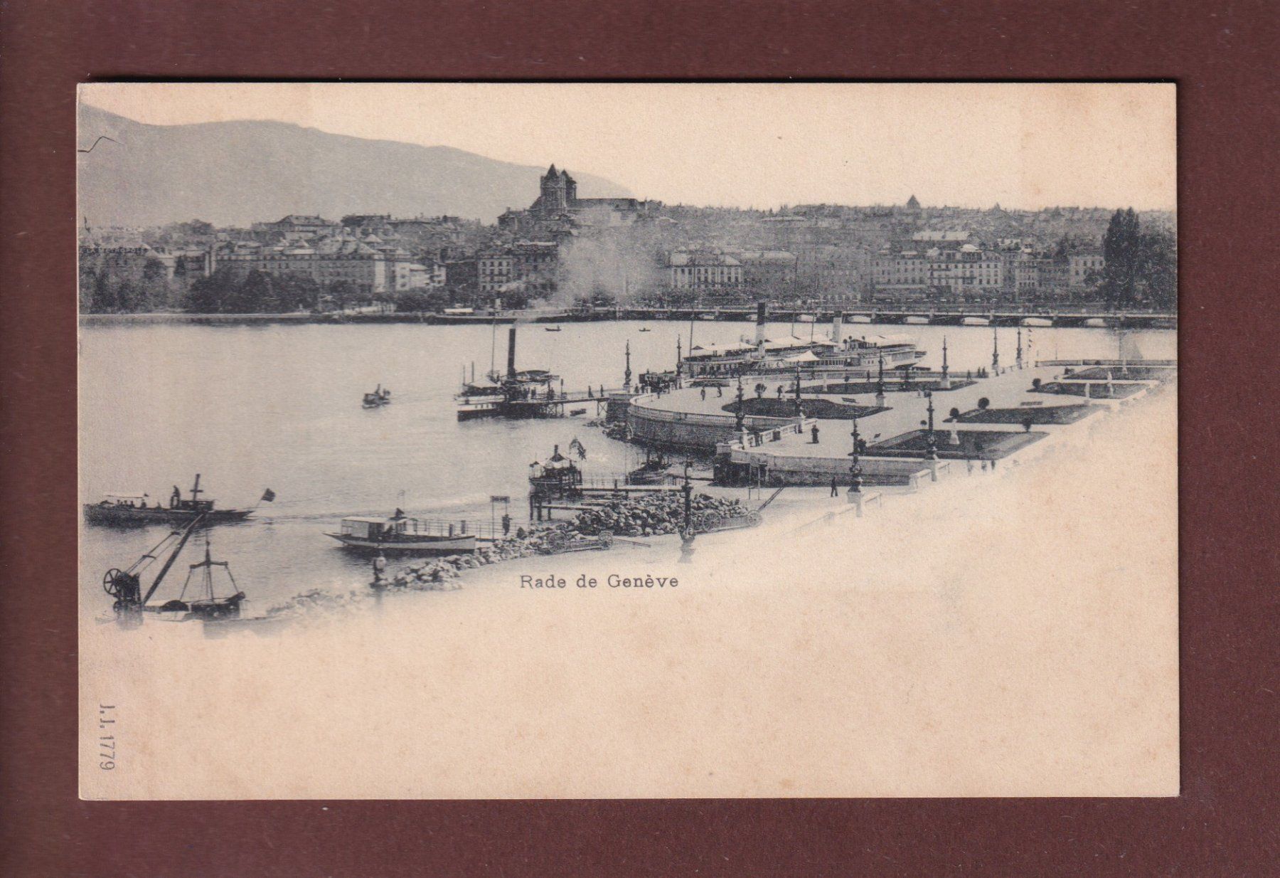 Cartoline postali: GENEVE - La Rade – Usato da Pully venduto da nicecards