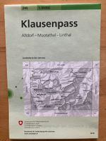 Landkarte Klausenpass 1:50’000