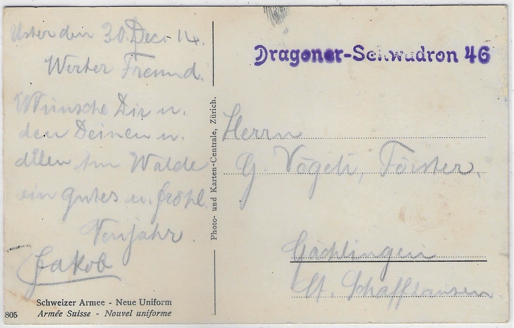 Cartoline postali: Schweizer Armee - Neue Uniform – Usato da Ettingen venduto da Kartenplanet 1