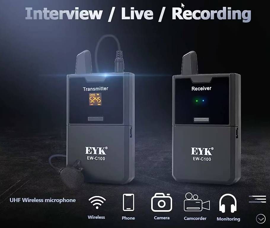 Radiocomunicazione: EYK EW-C100, Wireless Kommunikation – Nuovo e nell'imballaggio originale da Bülach venduto da Ivgi