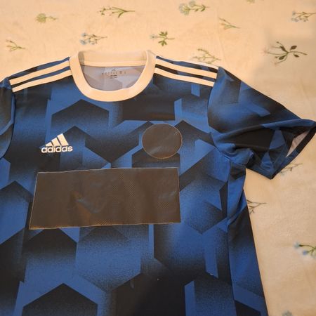 Maillot de football Adidas Climalite bleu - Taille S