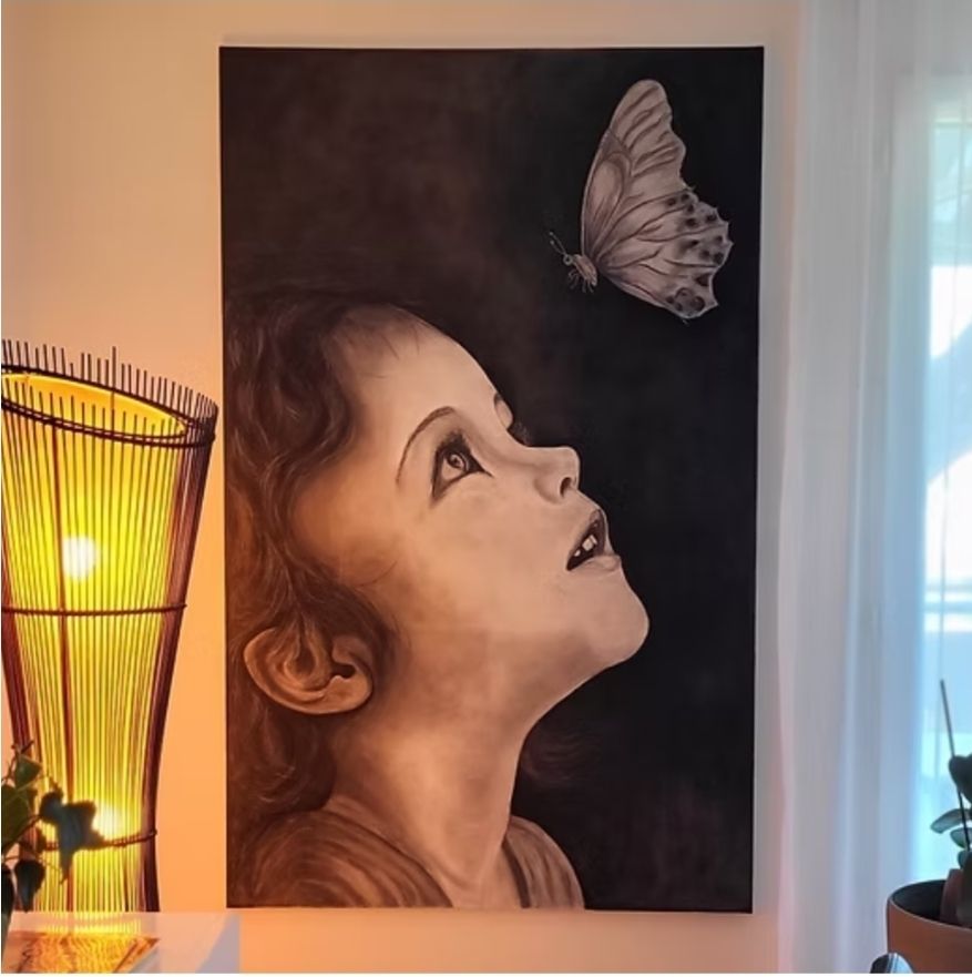 Foto & Immagini: Mädchen mit Schmetterling  – Nuovo (secondo la descrizione) da Meggen venduto da car_rxl6