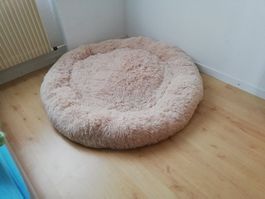 Hundebett Fluffy 120 cm beige weich flauschig Neu **Aktion**