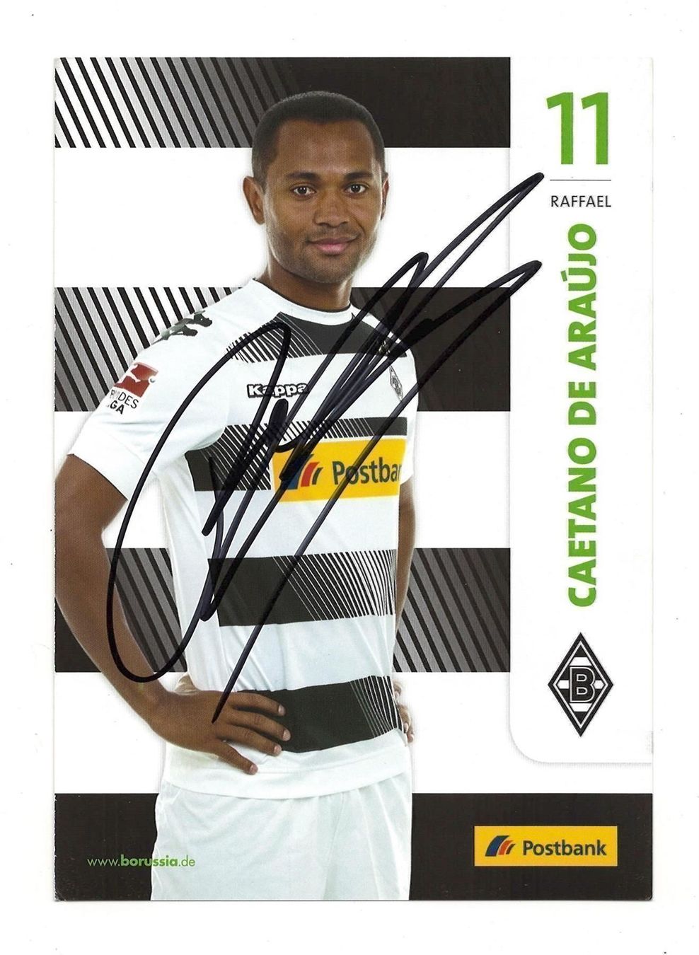 Autogramme: RAFFAEL - BORUSSIA MÖNCHENGLADBACH – Gebraucht aus Basel von verano1000