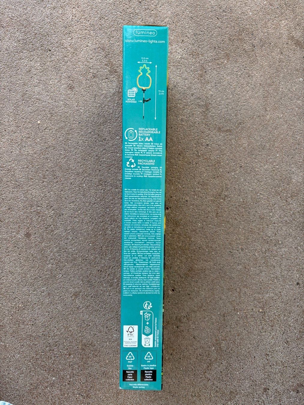 Lampade: Lumineo Solar-Steckleuchte Ananas – Nuovo (secondo la descrizione) da Sursee venduto da pflugshaupt01 2