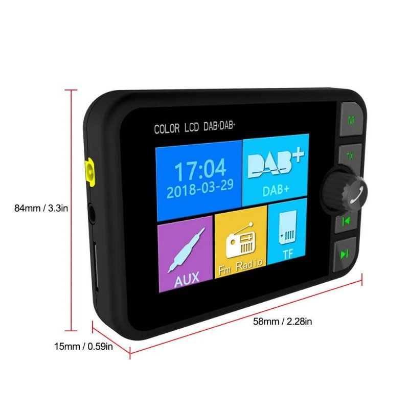 Radios: Universal DAB+ Adapter 2,4" LCD Bluetooth FM AUX – Neuf avec emballage d'origine à Malans GR par BUYBEST-Schweiz 5
