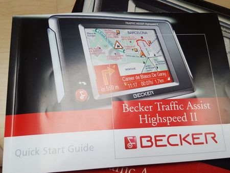 älteres Becker Navigationsgerät , gebraucht