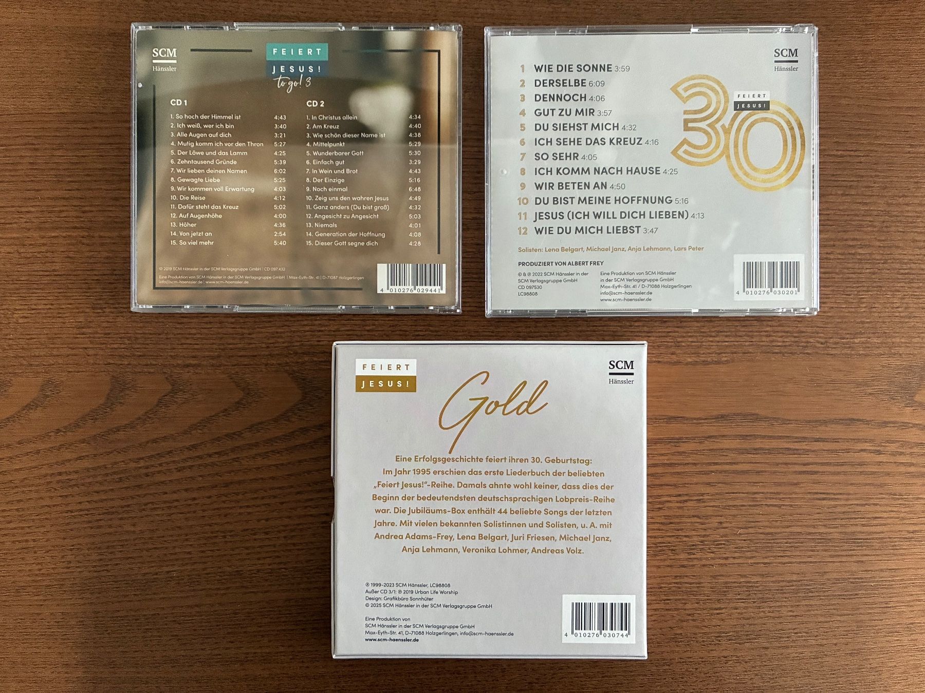 CD: 6 CDs von Feiert Jesus! – Nuovo (secondo la descrizione) da Uster venduto da em_58td 1