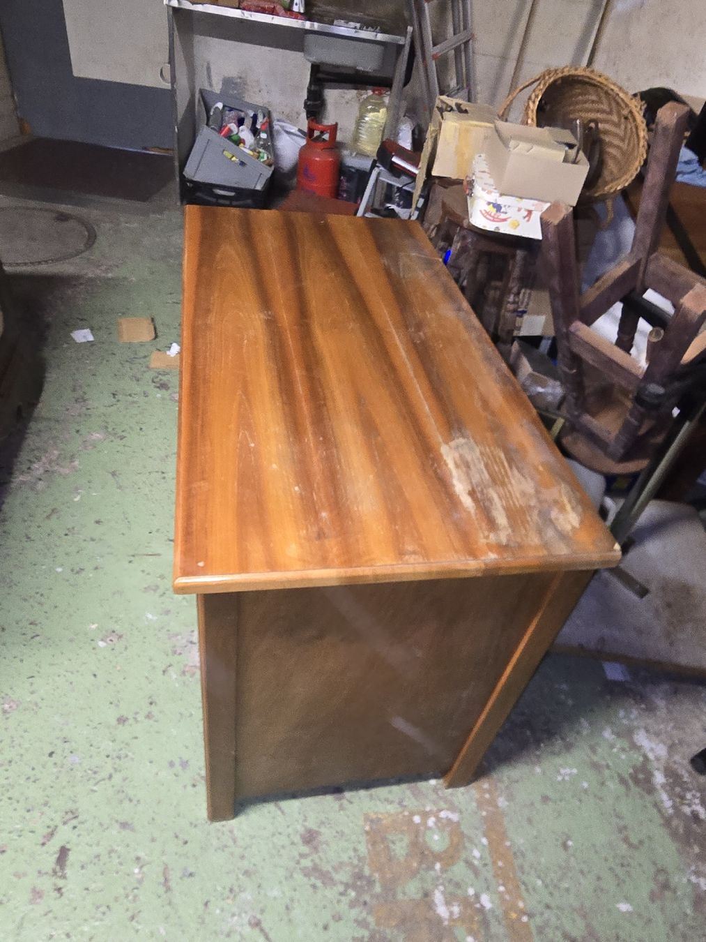 Cassettiere: Antike Kommode Holz mit 3 Schubladen 110x57x80cm   – Usato da Rorschach venduto da TimelessTrading 2