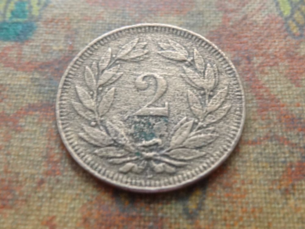 Tutti le monete: 2 Rp. 1906  (B) – Usato da Romanel-sur-Lausanne venduto da Swift13 1