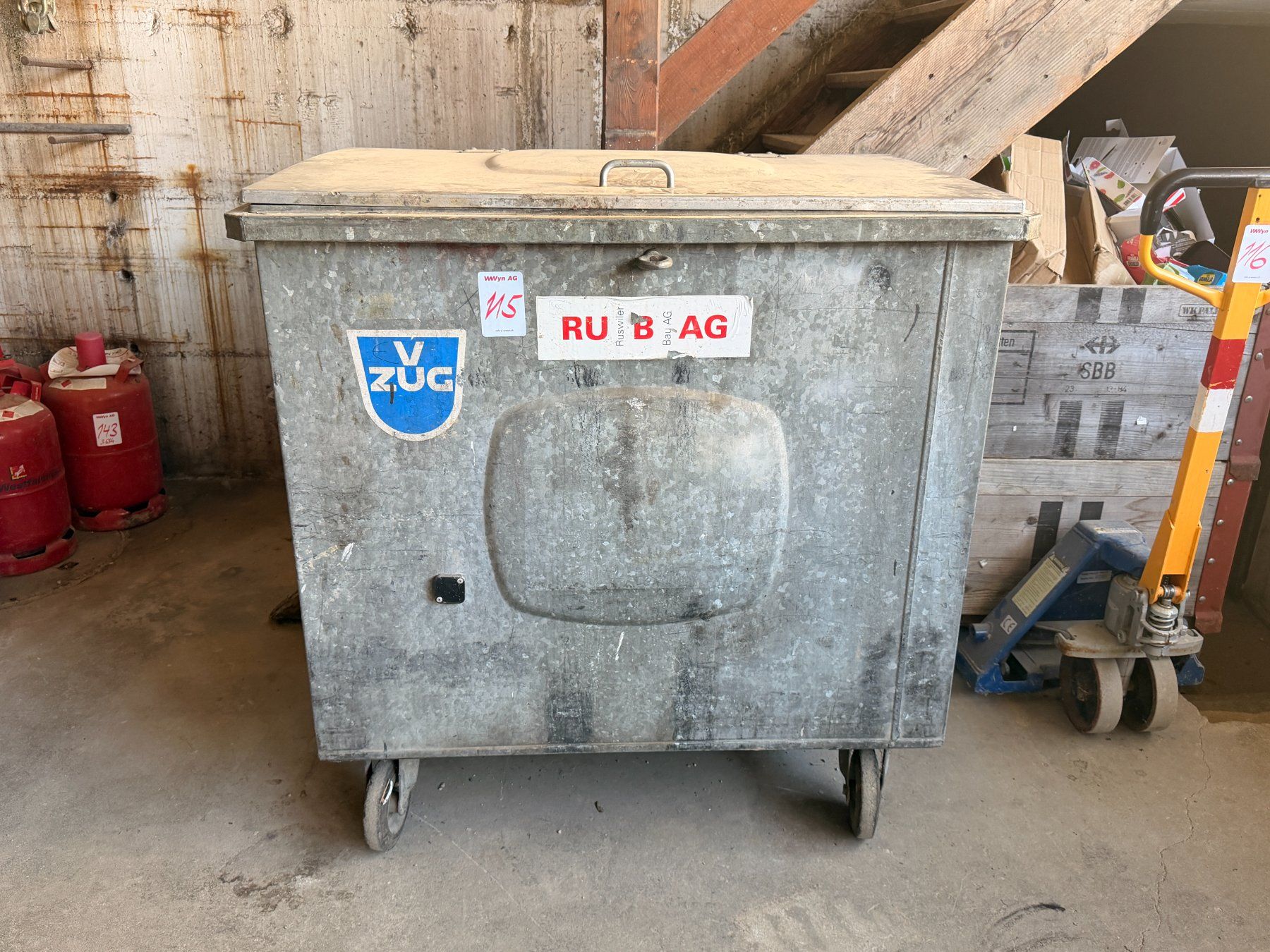 Sonstiges für Büro & Gewerbe: Container (Lot 115) 6017 Ruswil – Gebraucht aus Bäriswil von WWYN-AUKTIONEN 1