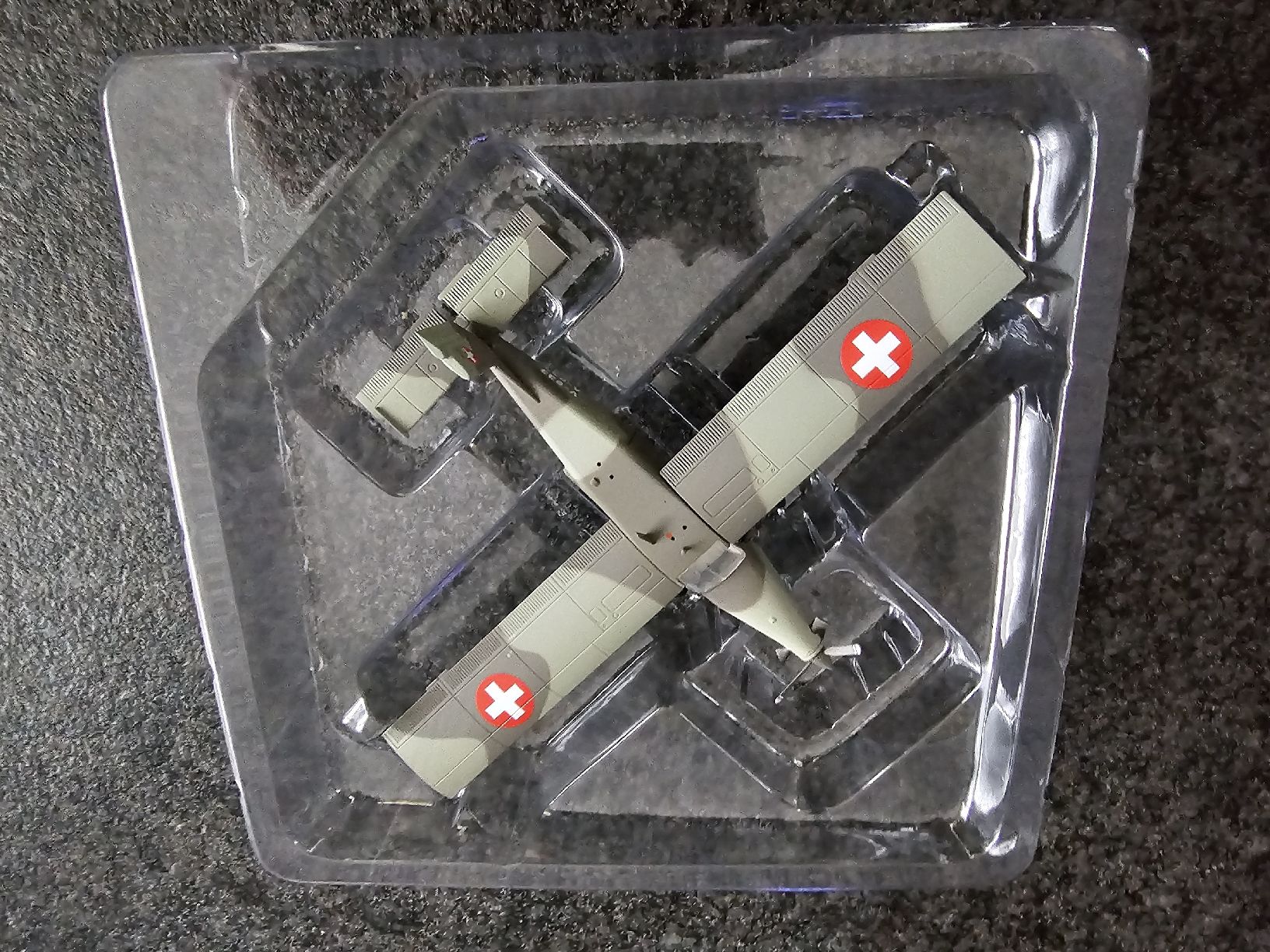 Schweizer Armee Kit di modellismo & Modellini statici: Pilatus PC-6 Arwico 1/72 – Nuovo e nell'imballaggio originale da richenthal venduto da Usmike 1
