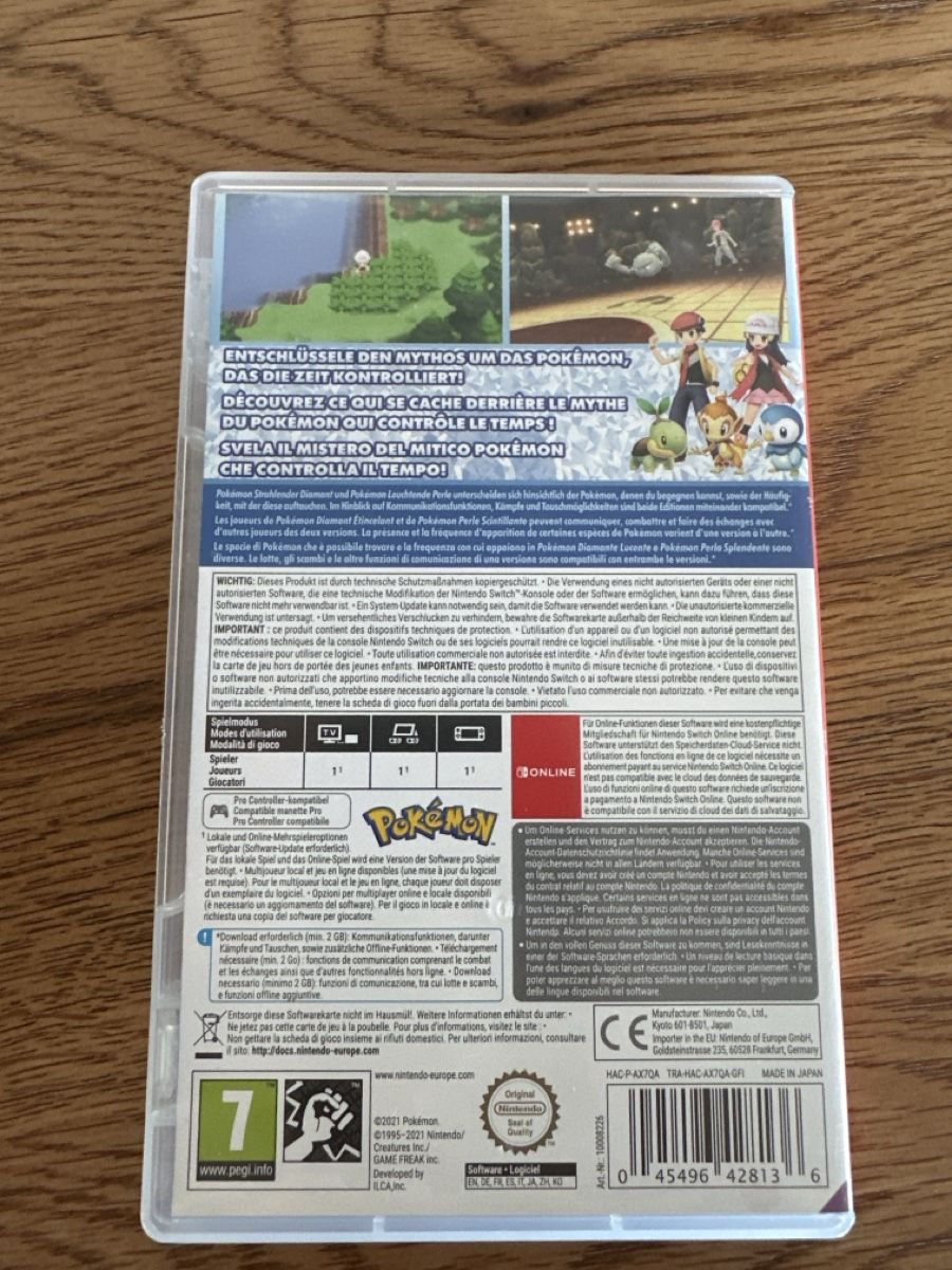 Jeux: Pokémon strahlender Diamant Nintendo Switch – D'occasion à Hettenschwil par sir_zkk5 1