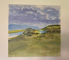 Magy Seiler, Acrylgemälde, Landschaft; 50 x 50