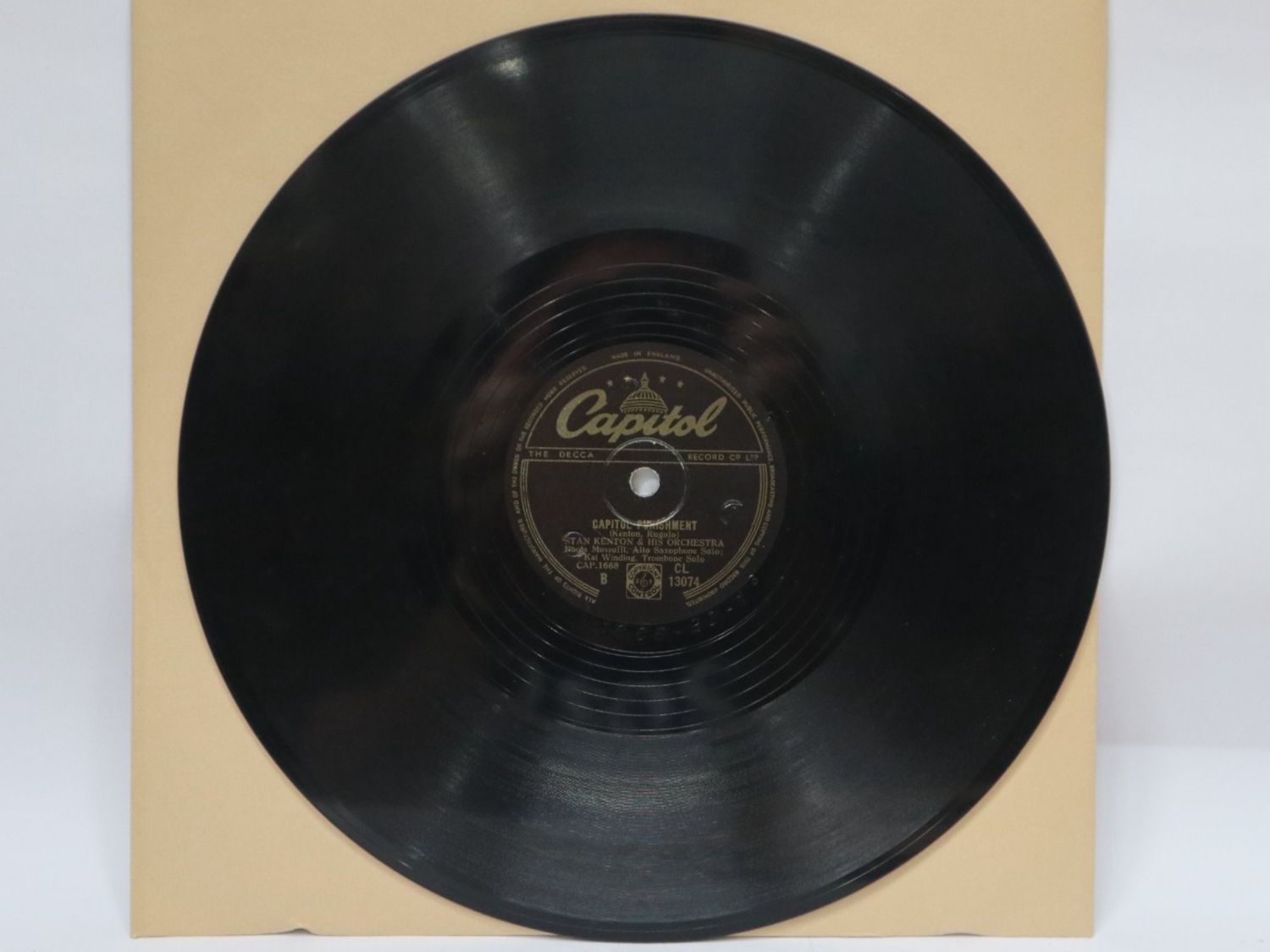 Vinyles: Schellack Stan Kenton Lover / Capitol Punishment – D'occasion à Eschenbach SG par Astalavista 3