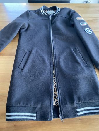 Lange Bomber-Jacke;  Collegestyle Gr. 34 von brandalism