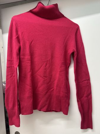 Pink Cashmere Rollkragenpullover, Gr. M
