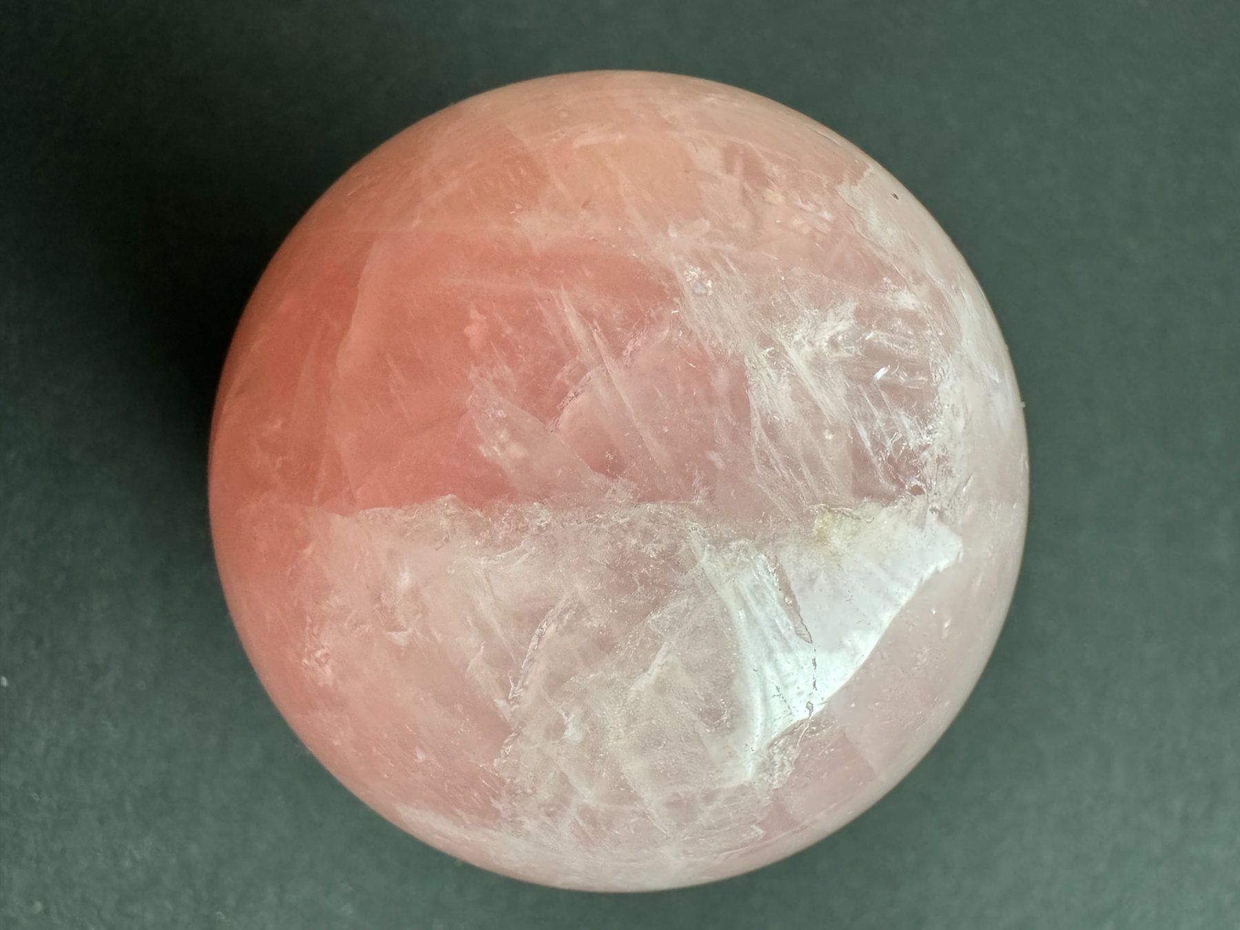 Mineralien & Heilsteine: Rosenquarz Kugel aus Madagaskar, 5 cm – Neu (gemäss Beschreibung) aus Siebnen von Trans-Am 3