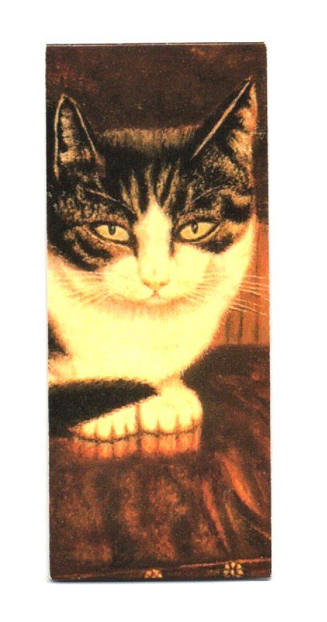 Sonstiges zum Sammeln & Seltenes: Lesezeichen mit Katze, magnetisch – Neu und originalverpackt aus Kriens von Kraeutergarten