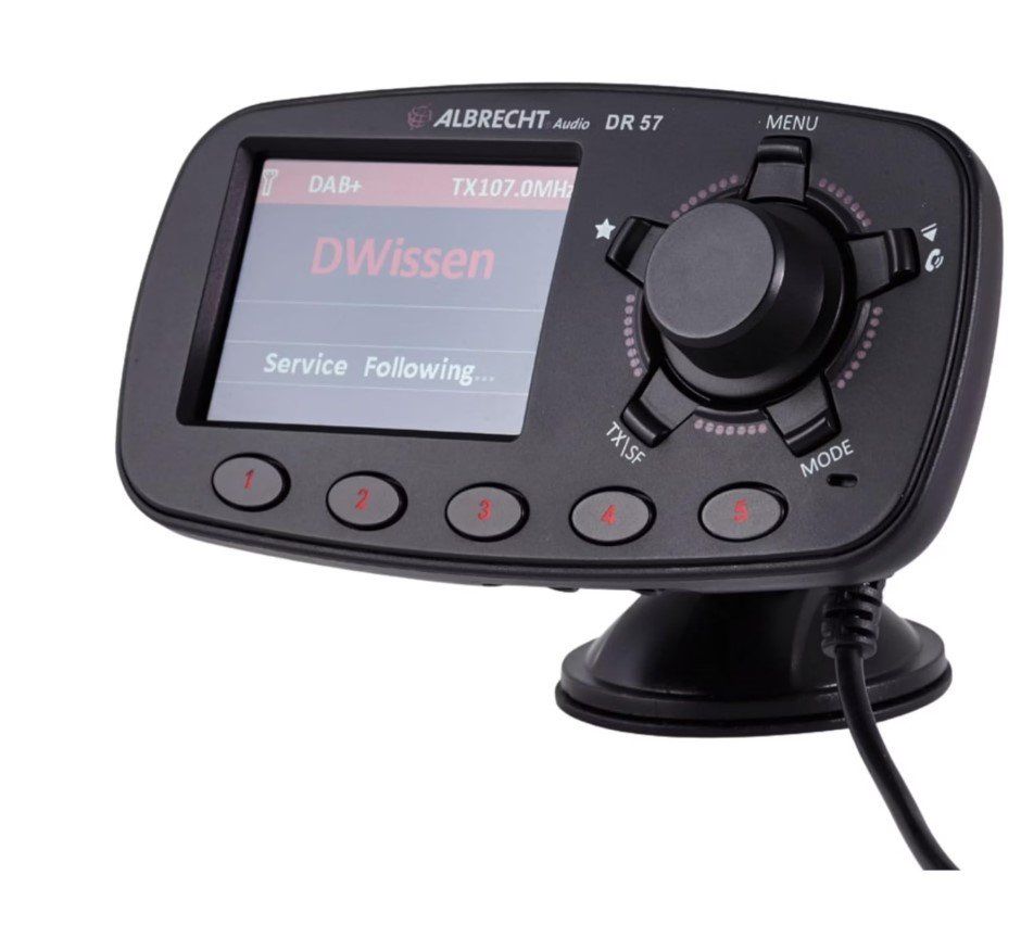 Unità & Adattatore: Albrecht DR 57 DAB Auto Adapter, neu, ungebraucht – Nuovo e nell'imballaggio originale da Belp venduto da Uljo