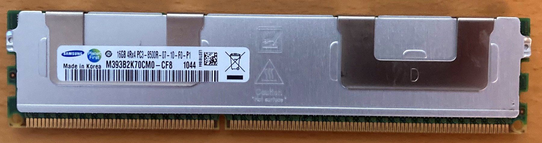 Samsung Server: SERVER RAM SAMSUNG 16GB PC3 – Usato da Künten venduto da Arktisde