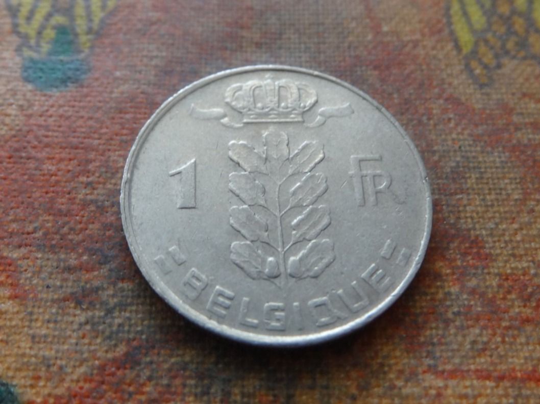 Alle Münzen: BELGIQUE  1  Franc  1975 – Gebraucht aus Romanel-sur-Lausanne von Swift13 1