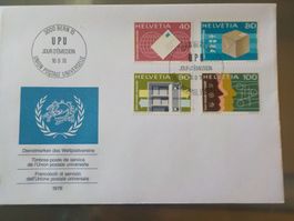 1976, FDC, UPU, Serie